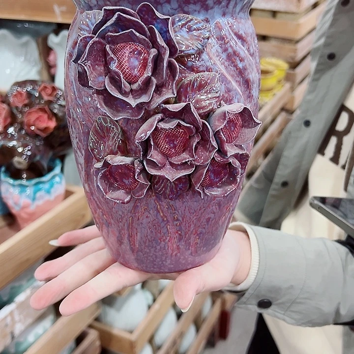 有孔，凑单福利满10元发货陶瓷多肉花盆！