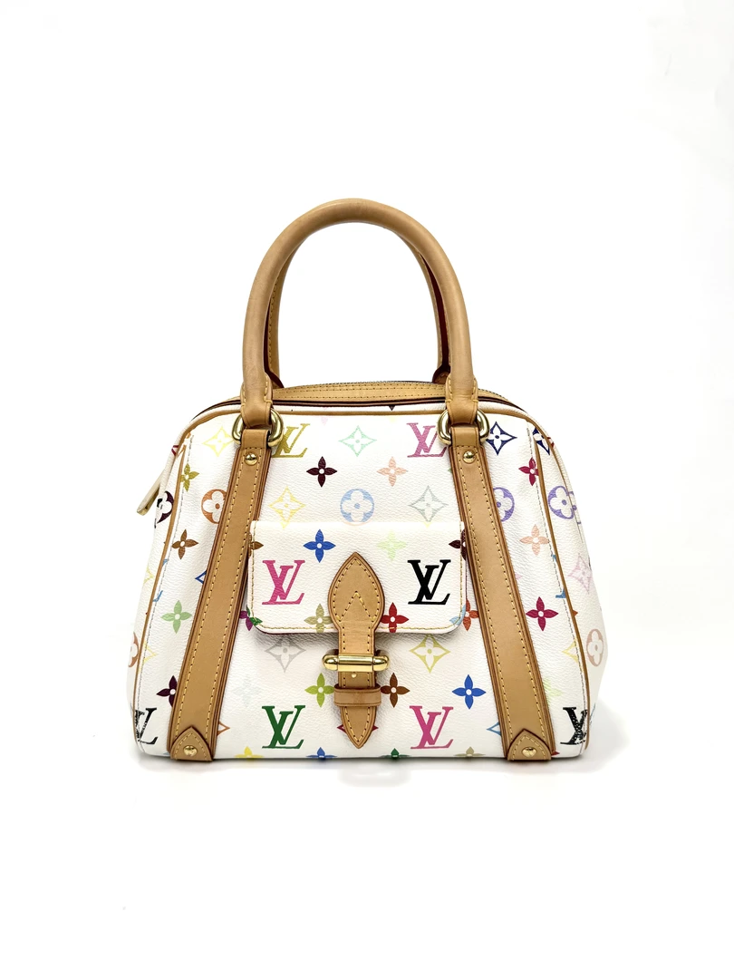 99新 LouisVuitton/路易威登 拾壹/LV白三彩保龄球/98新/定金链接