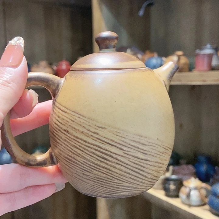 柴烧老岩泥高端茶器