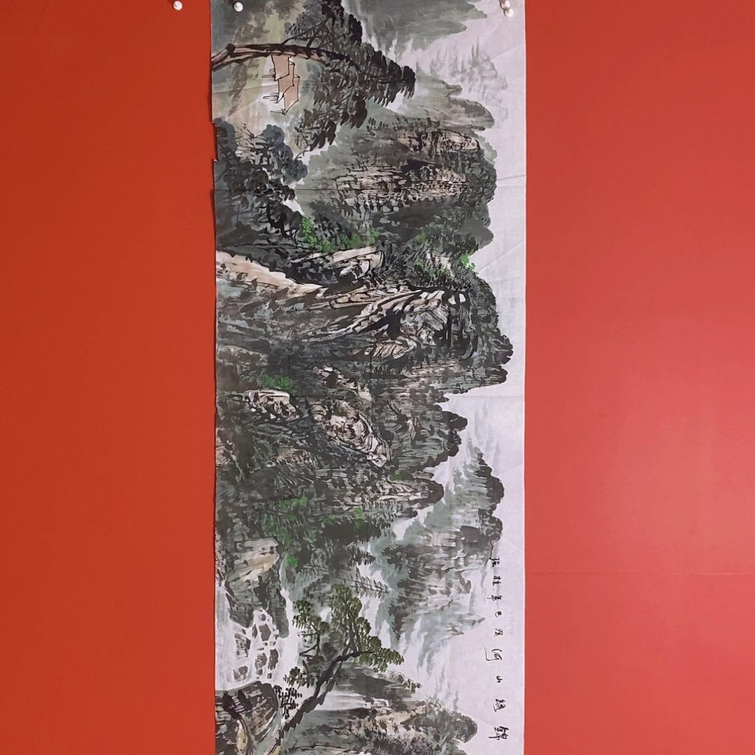 国画山水花鸟国画作品