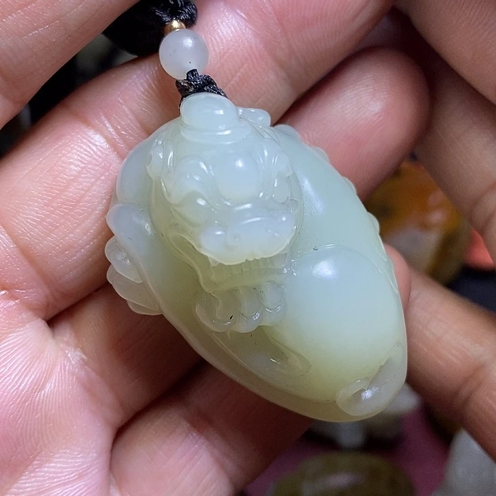 和田玉吊坠(不含链)未镶嵌