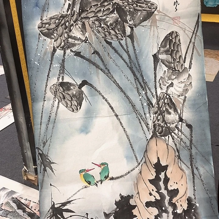 国画国画作品手绘