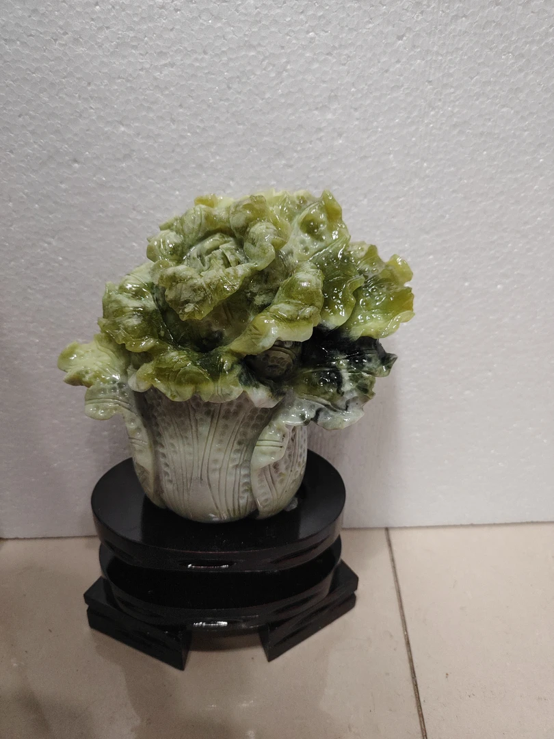 蛇纹石玉（覆膜）摆件原创作品。208