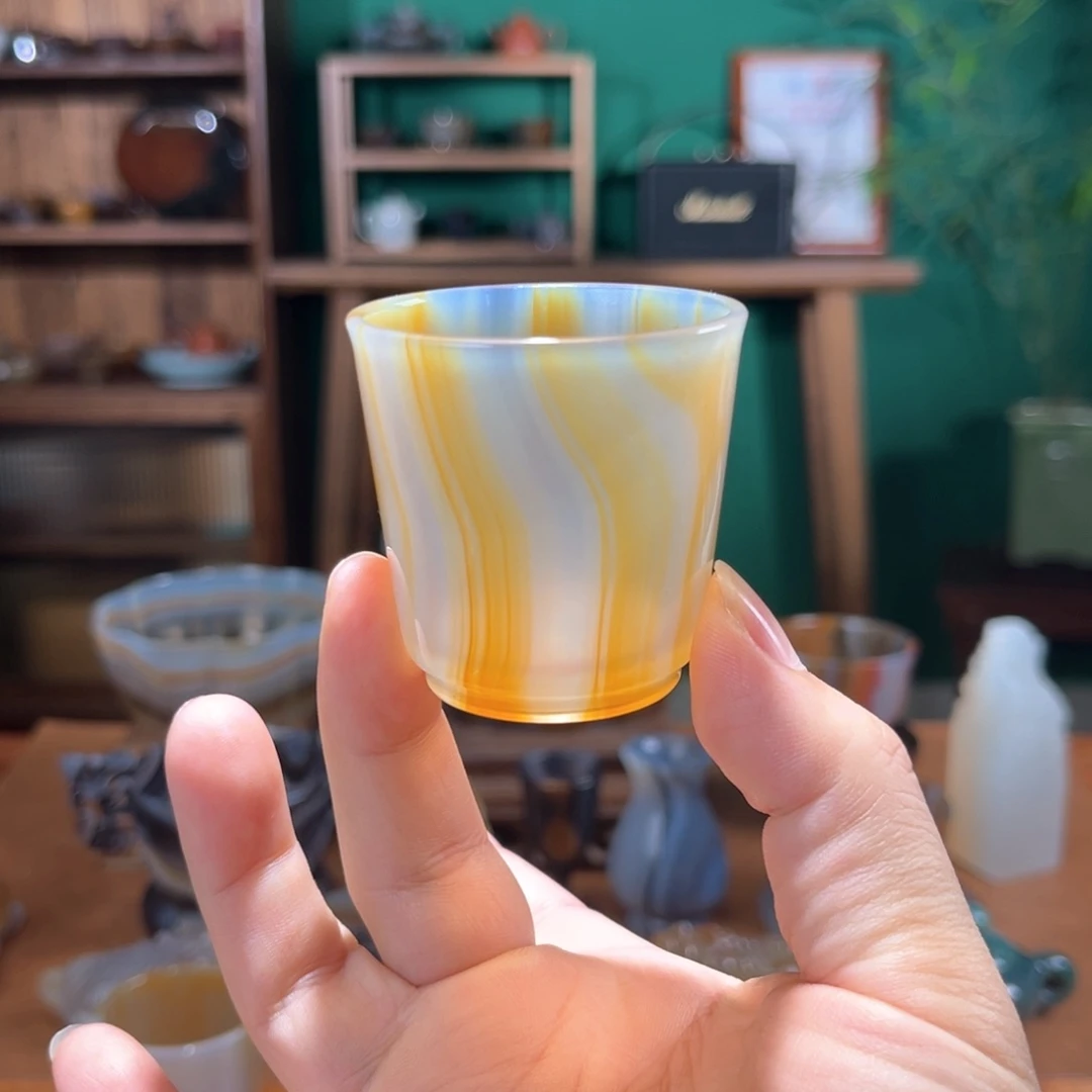 玛瑙/玉髓茶器未镶嵌沈*