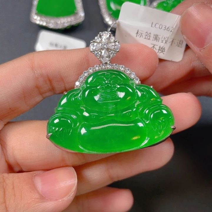 【闪购商品】颈饰银S925镶嵌翡翠翡翠
