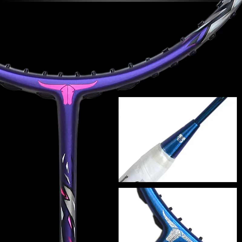 牛头6U超轻全碳素羽毛球拍网前双打通用运动拍羽毛球球拍