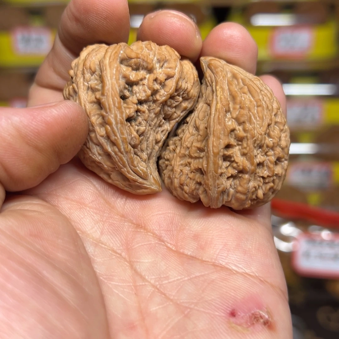 把件文玩核桃太极蛇头