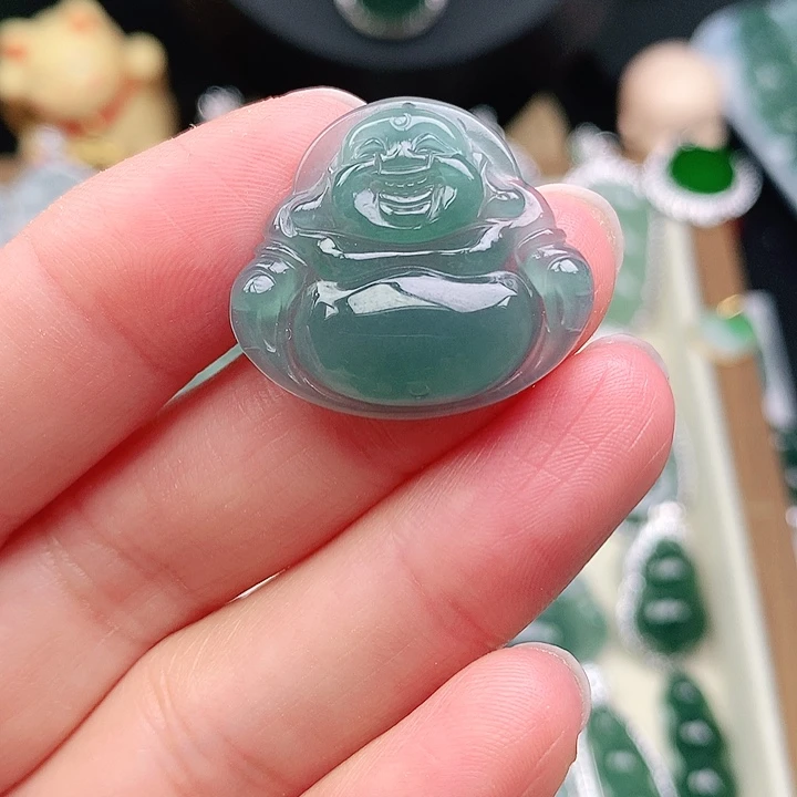 颈饰银S925镶嵌翡翠吊坠