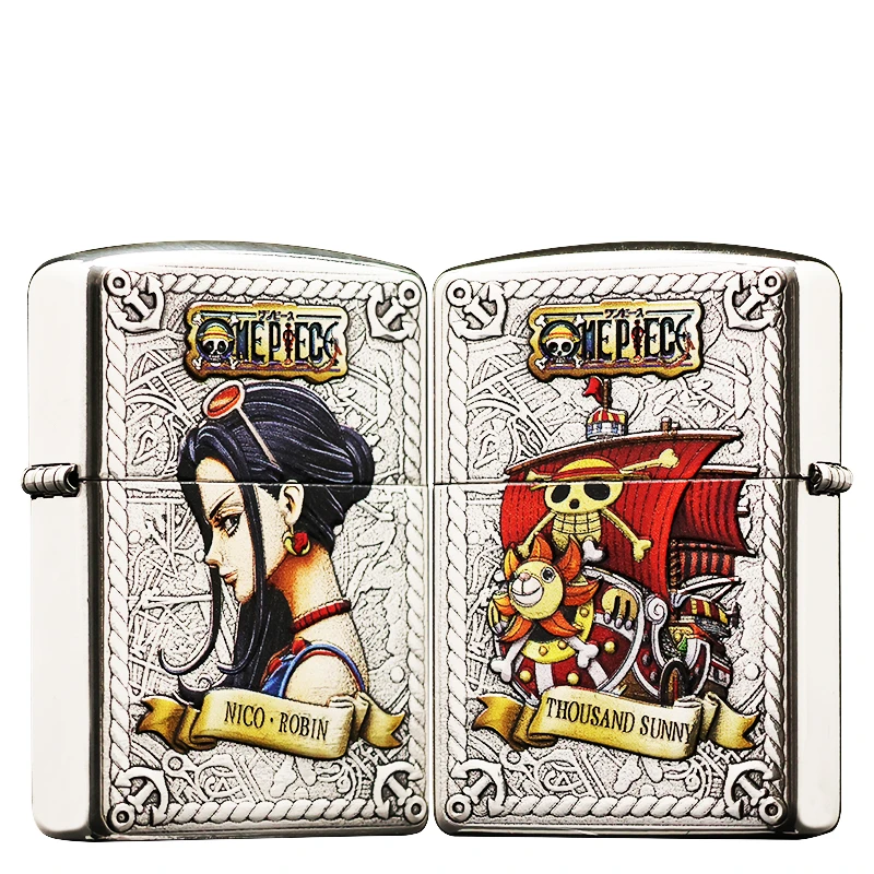 ZIPPO/之宝打火机白色彩绘盔甲【罗宾】原装正品煤油机DYJ1