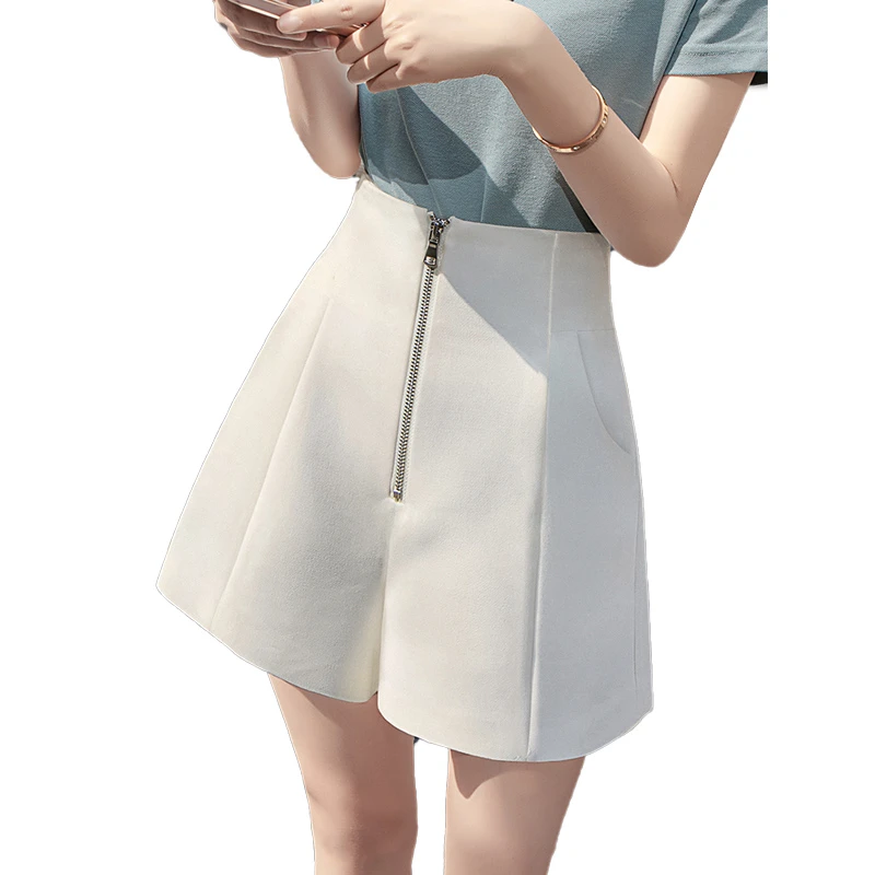 丝柏舍2025夏季新款女装时尚宽松显瘦高腰短款休闲裤S22R1320K