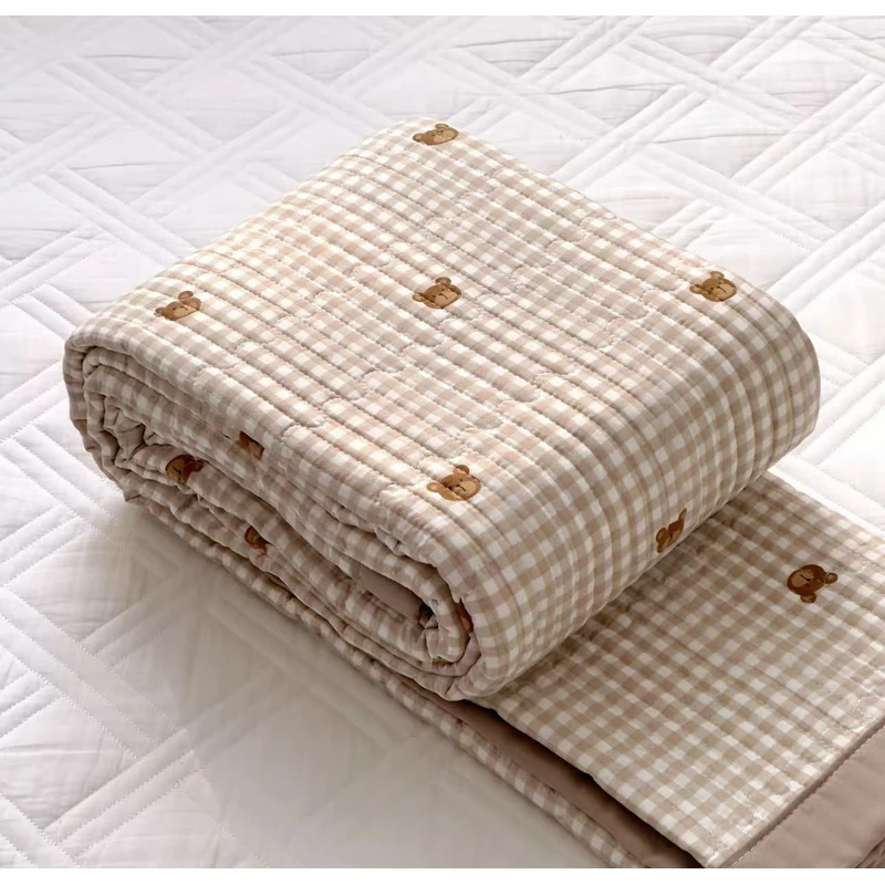 [可可熊]200*230床盖加厚 柔软亲肤透气 可水洗可机洗