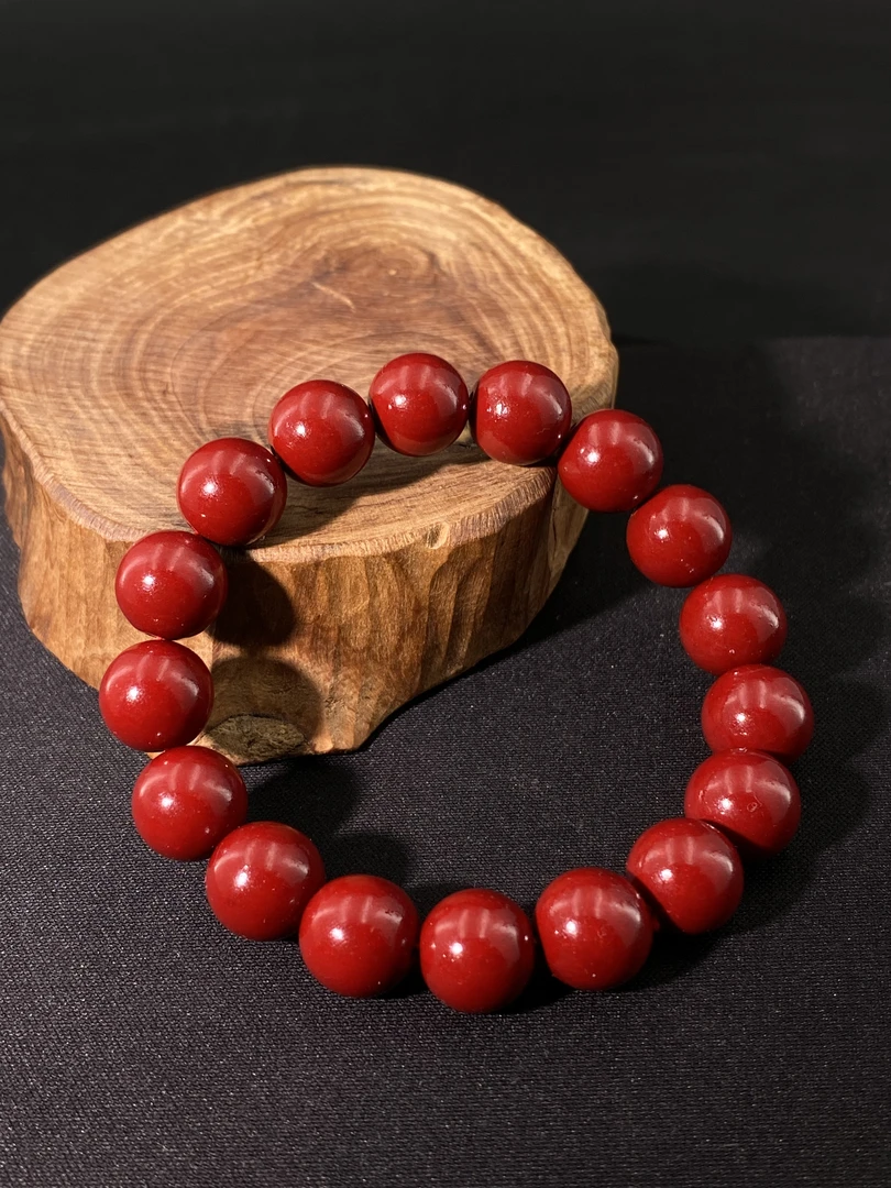 天然辰砂天然辰砂朱砂手串