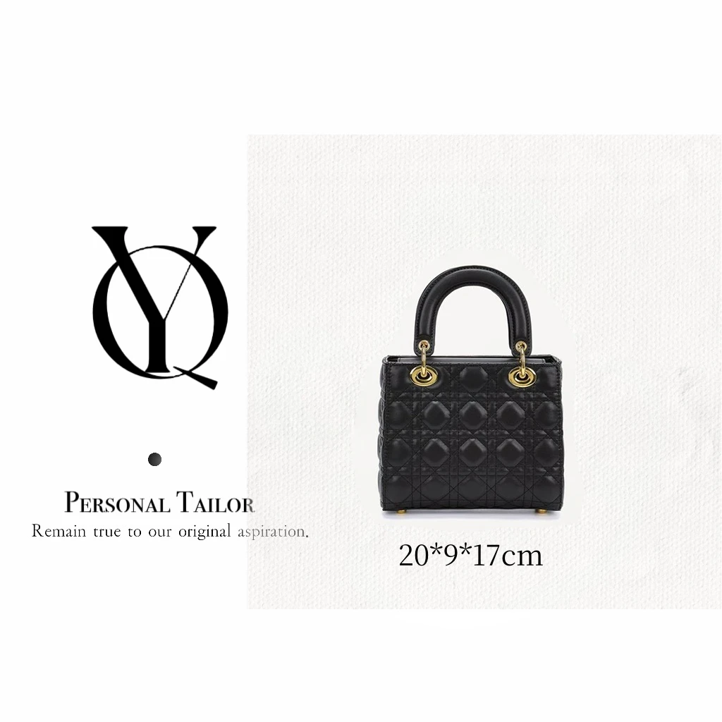 【羽乔专属】名媛轻奢中号戴妃包2519#