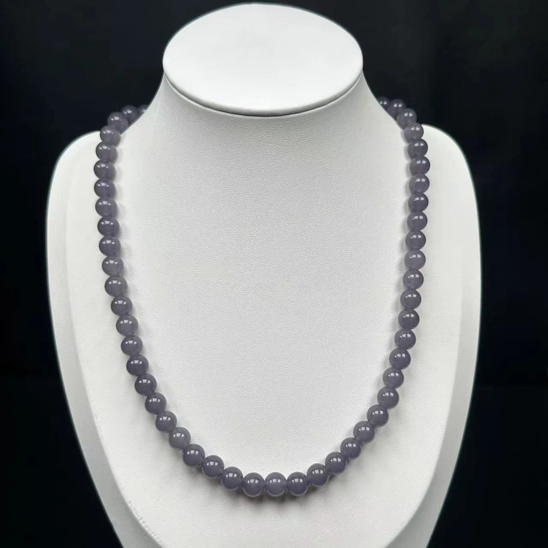 冰烟紫卡8m项链-A2080