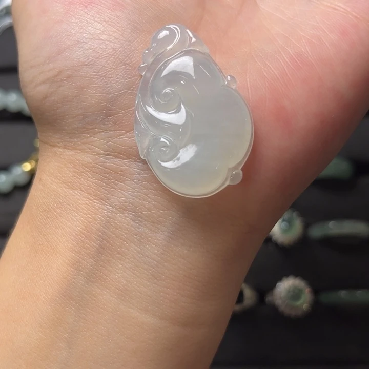 定制翡翠未镶嵌翡翠如意