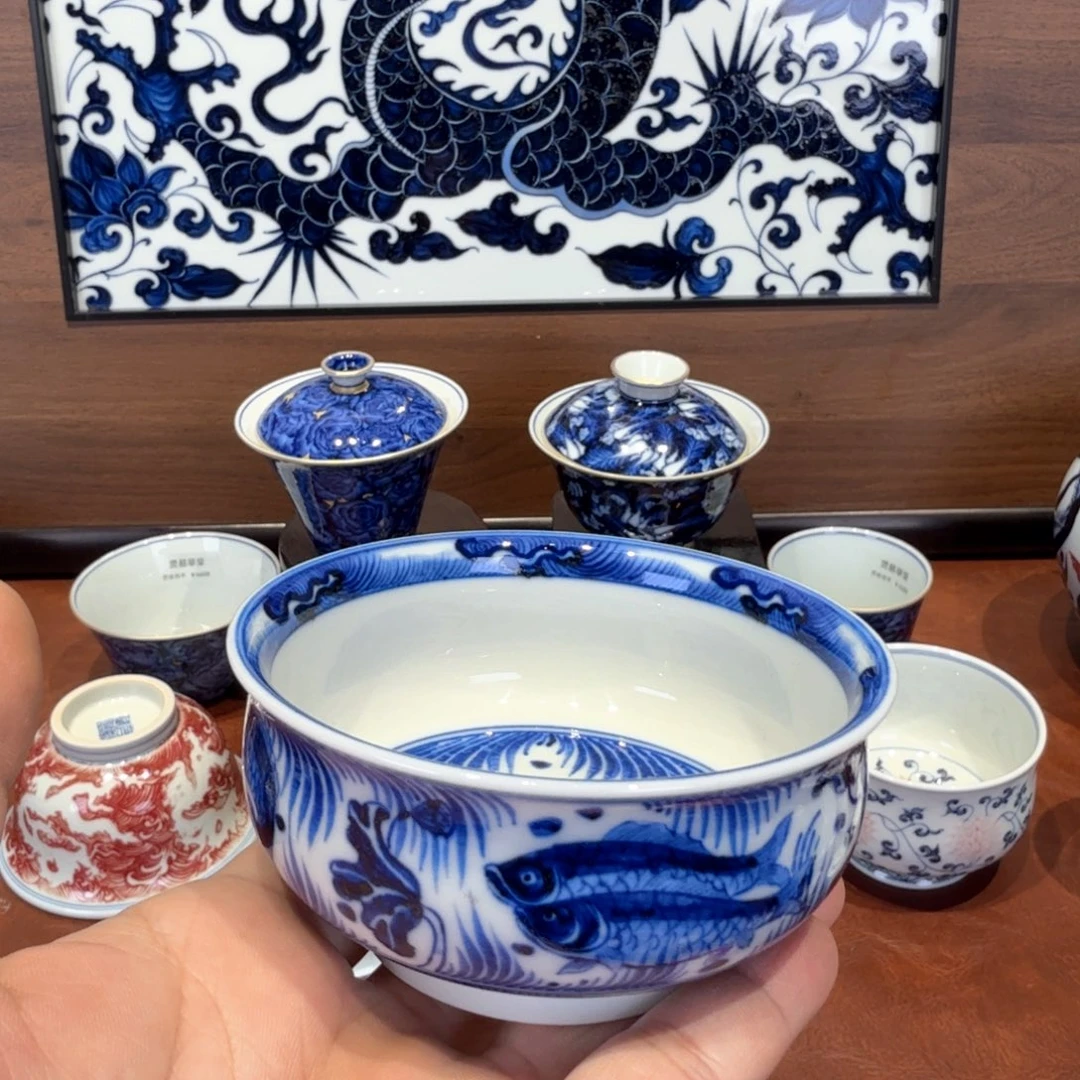陶瓷现代景德镇全手工全手绘茶器