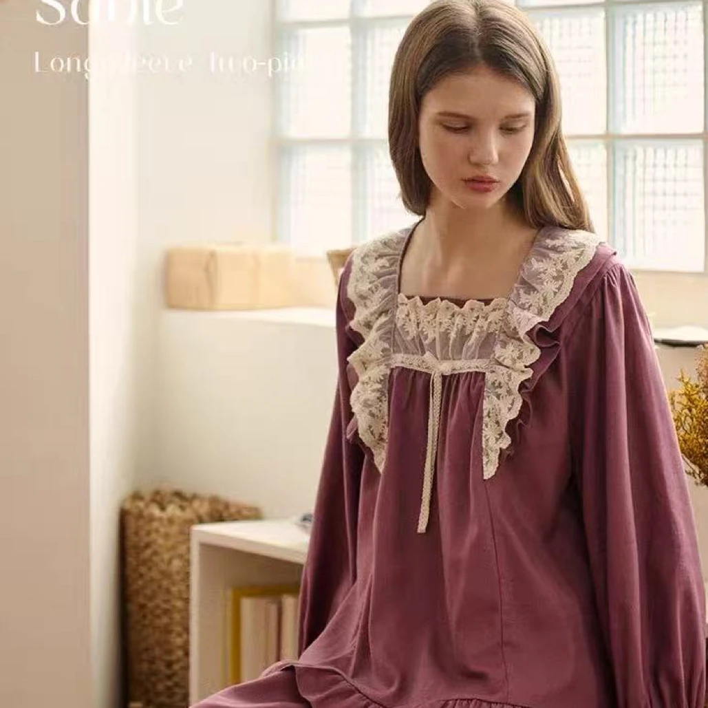 延吉优佰家/韩国UL家棉质新款上下分体套装 25290