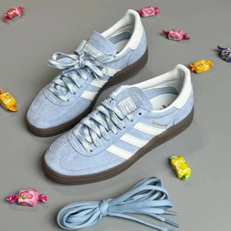 Adidas Handball Spezial 低帮复古休闲蓝色 板鞋德训鞋 KI5933