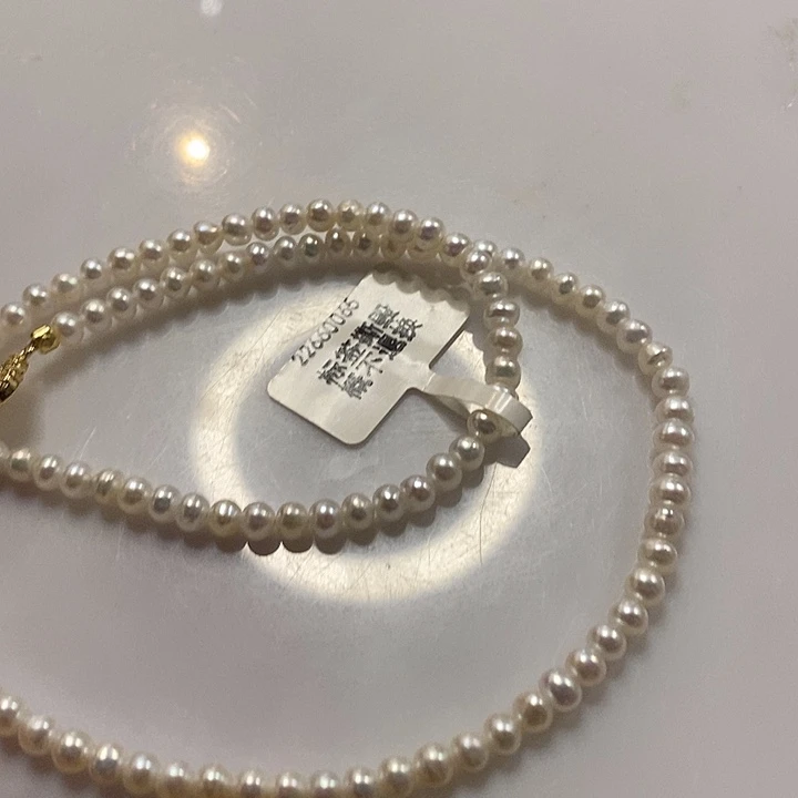 淡水珍珠手绳银S925镶嵌