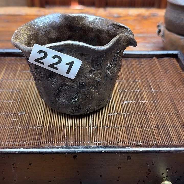 纯手工制作粗陶茶具