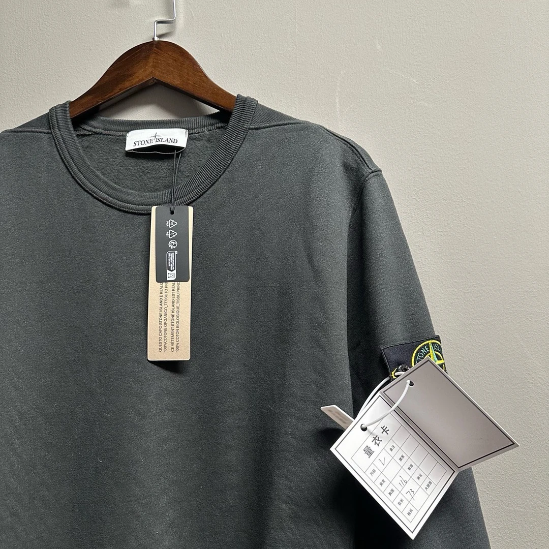 Stone island 石头岛/04711/24fw新款炭黑色卫衣 L码