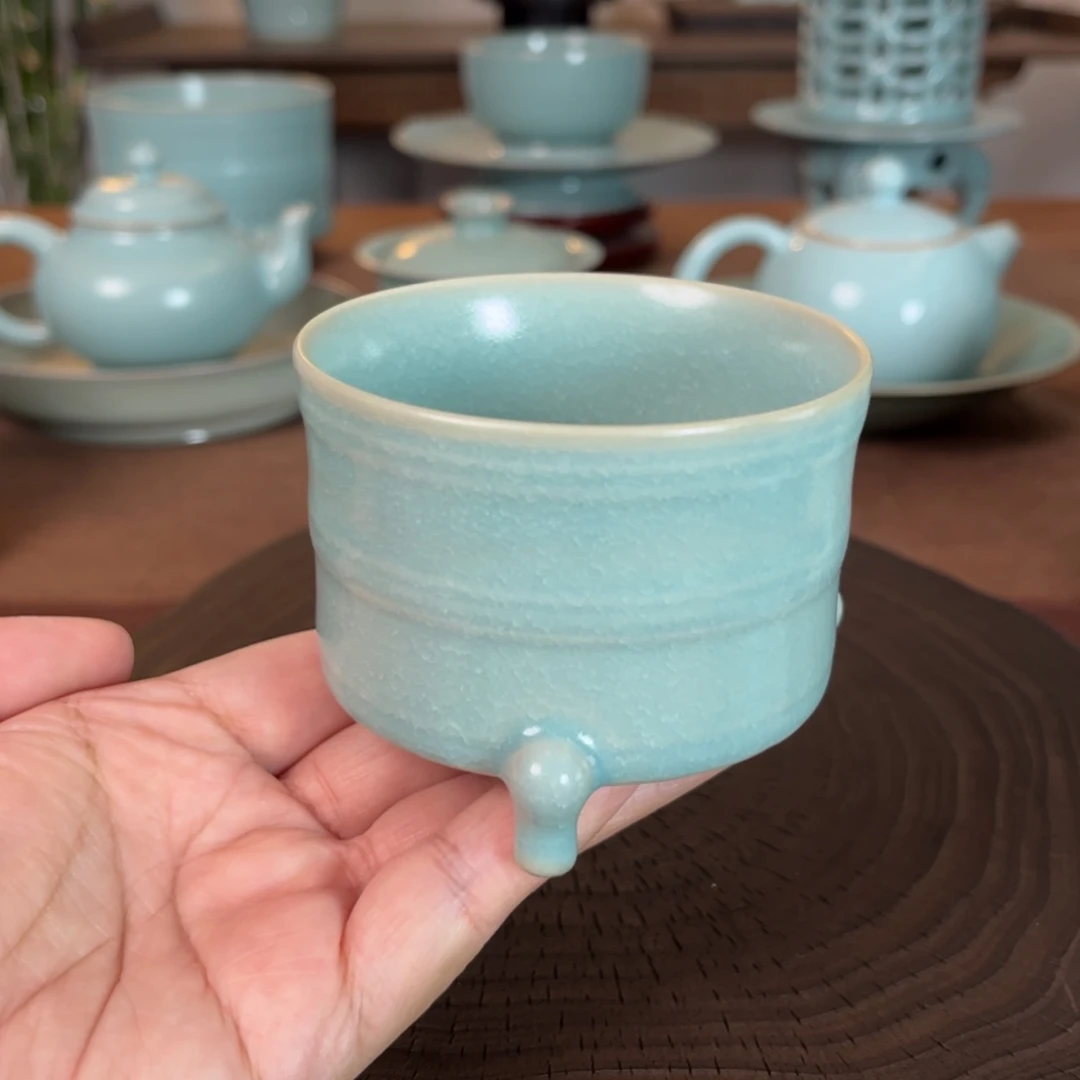 小号原矿汝官窑作品