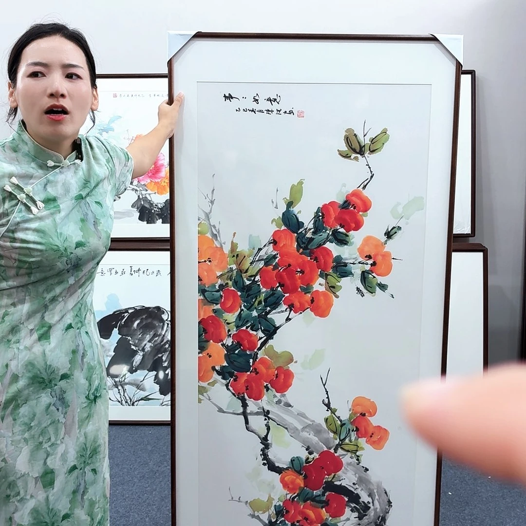 国画手绘作品160×80尺寸