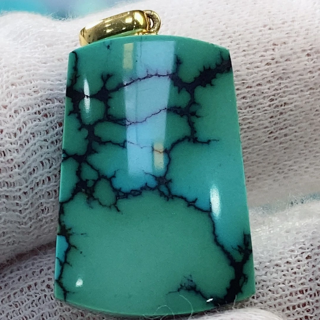 绿松石配饰18K金镶嵌