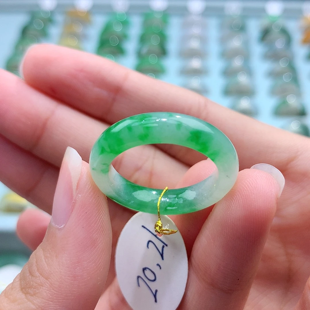 未镶嵌戒指翡翠2021圈