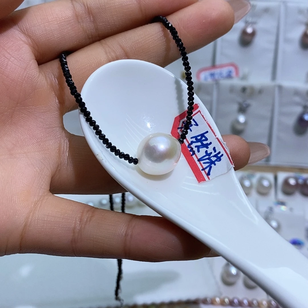 银S925镶嵌吊坠(赠链)淡水珍珠