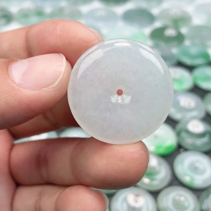 翡翠未镶嵌颈饰缅甸天然A货翡翠30.2-5.4