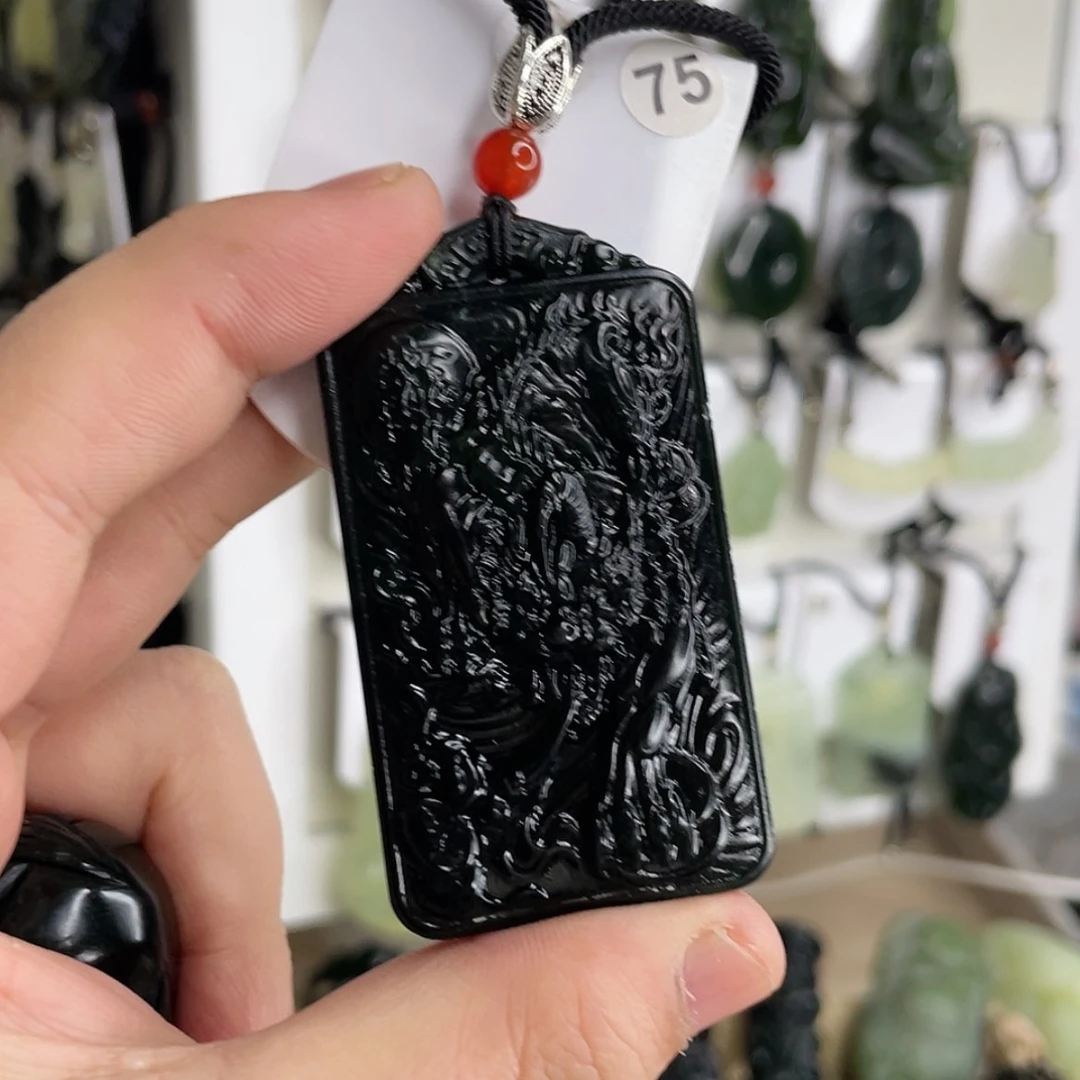 【闪购商品】岫玉颈饰未镶嵌西*叉貔貅