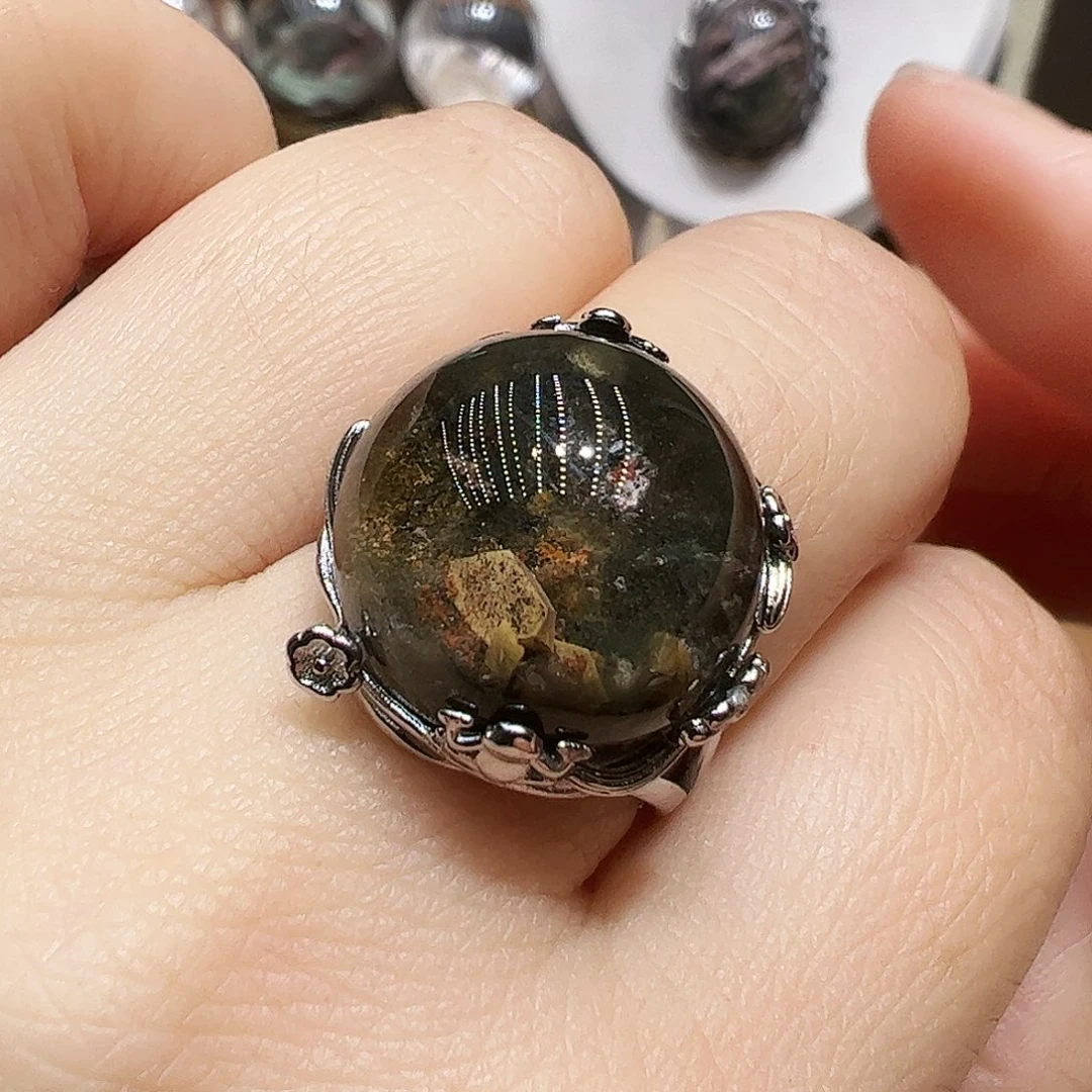 水晶银S925镶嵌珠宝半成品