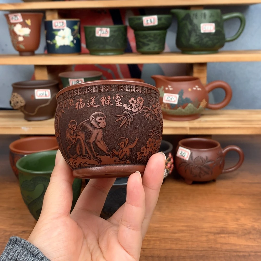 茶杯紫砂宜兴紫砂茶具