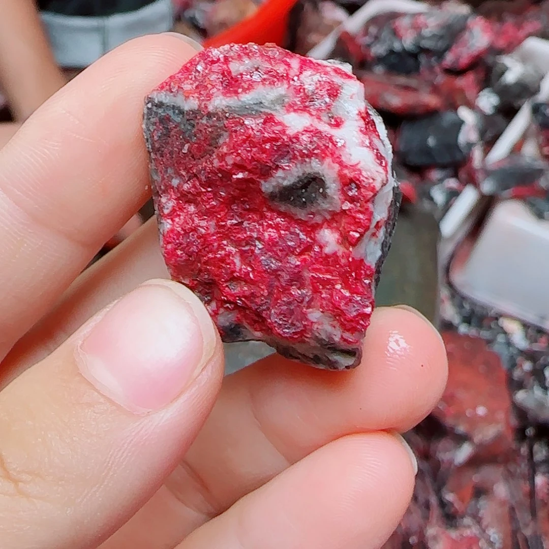 天然辰砂朱砂毛石头3