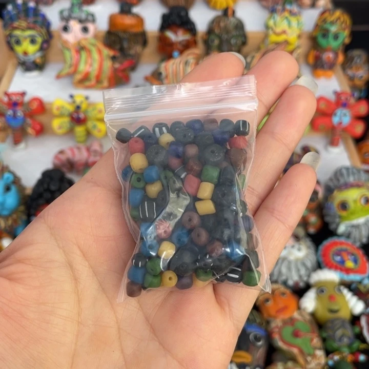 琉璃饰品楼兰米珠1包