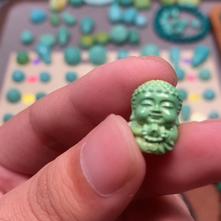 原生态湖北矿散珠配饰 宝宝佛