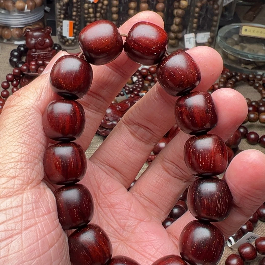 手串/手链檀香紫檀（小叶紫檀）15老形泥料多金星特价款