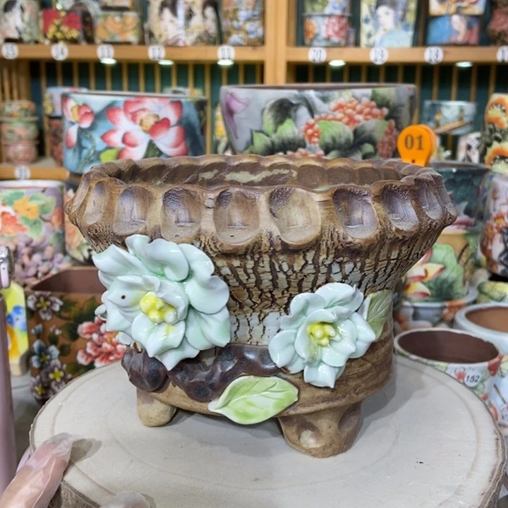 红陶景德镇艺术手绘作品