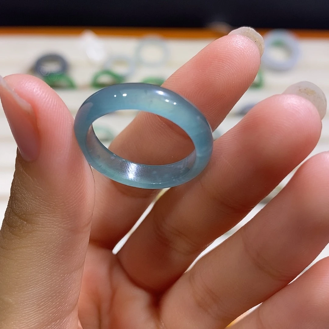 翡翠戒指未镶嵌圈口19.20