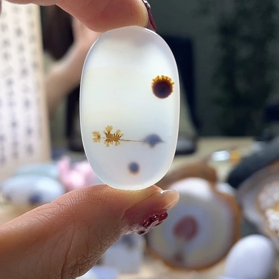 玛瑙/玉髓颈饰未镶嵌大*