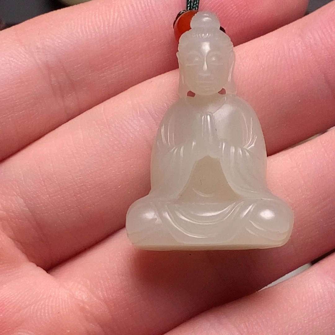 &***&和田玉未镶嵌挂件