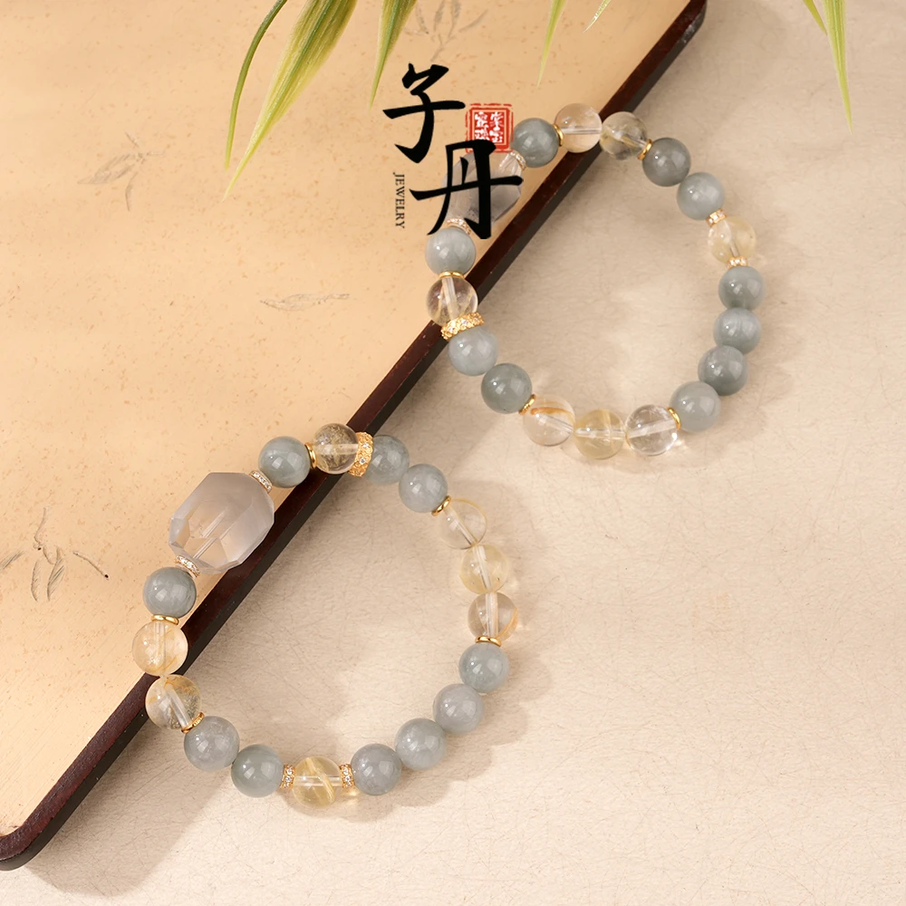 【蜜棠二店】灰兔毛DIY手串（多样性发/发一串）C5-681