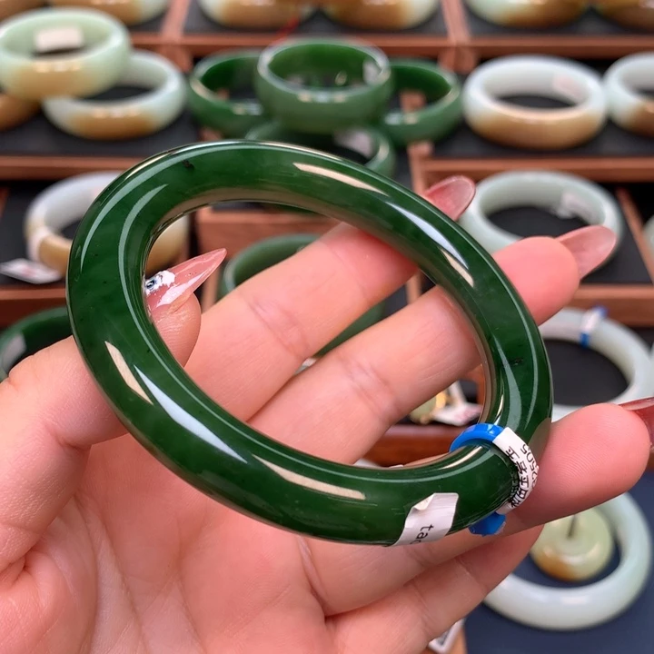 和田玉（碧玉）5960圈口未镶嵌