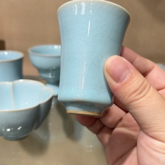 瓷片陶瓷茶具汝瓷茶具