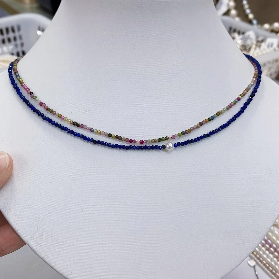 碧玺（图片款发一条）特价不退换银S925镶嵌