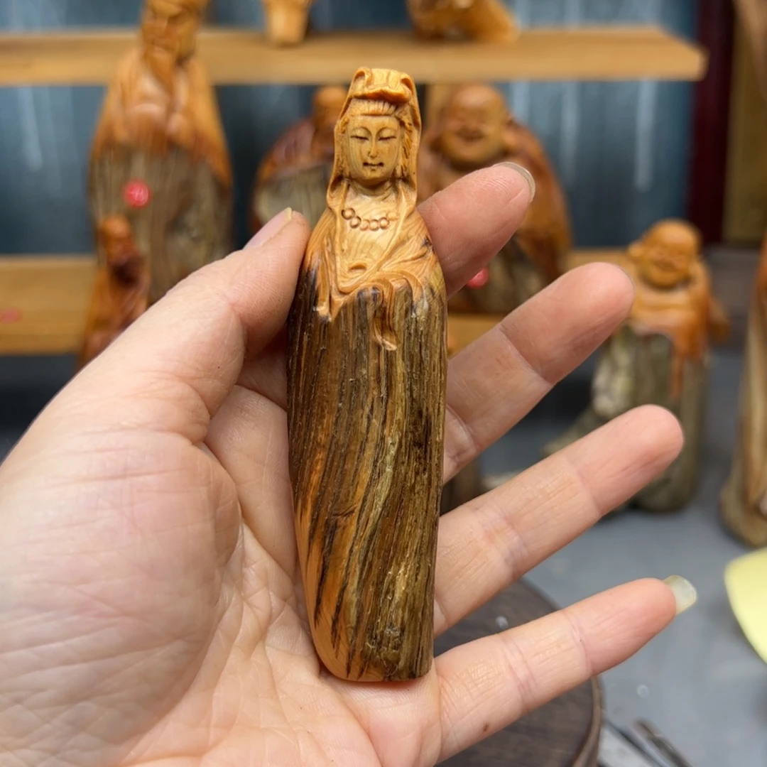 柏木崖柏木摆件手把件，64