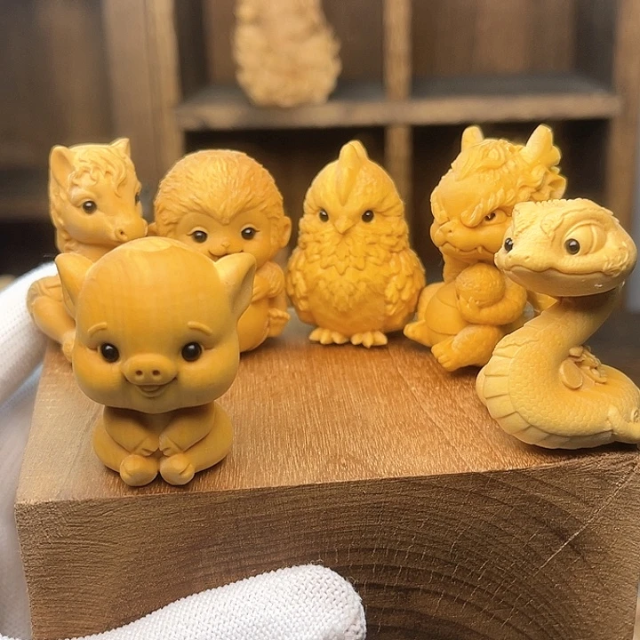 十二生肖一整套十三个摆件