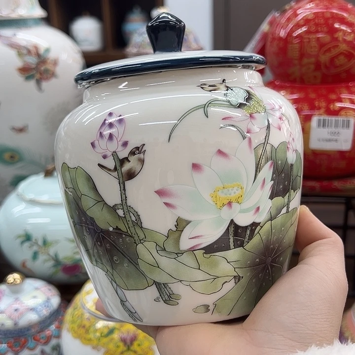 瓷片茶叶罐茶叶罐@@