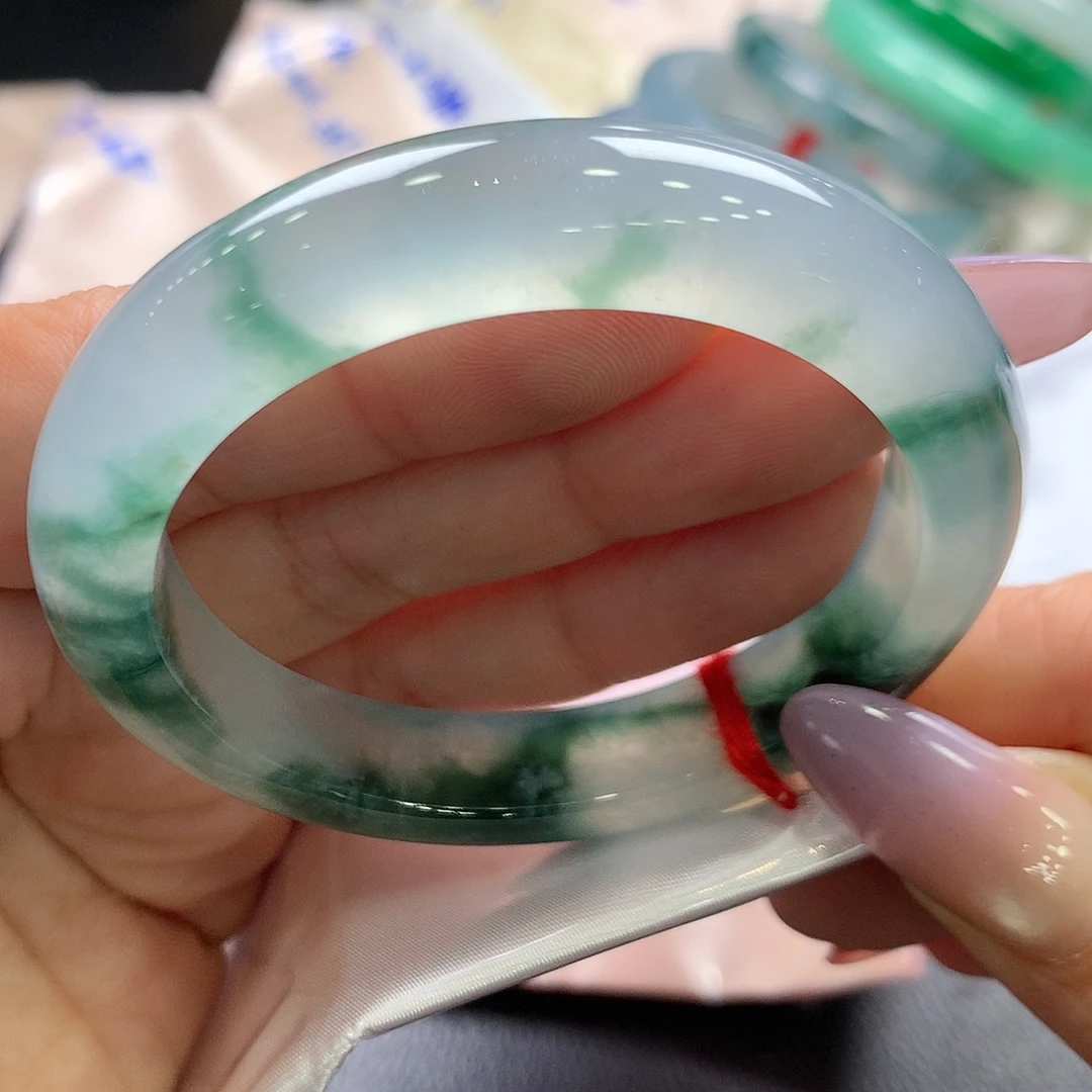 翡翠未镶嵌手镯51.4正